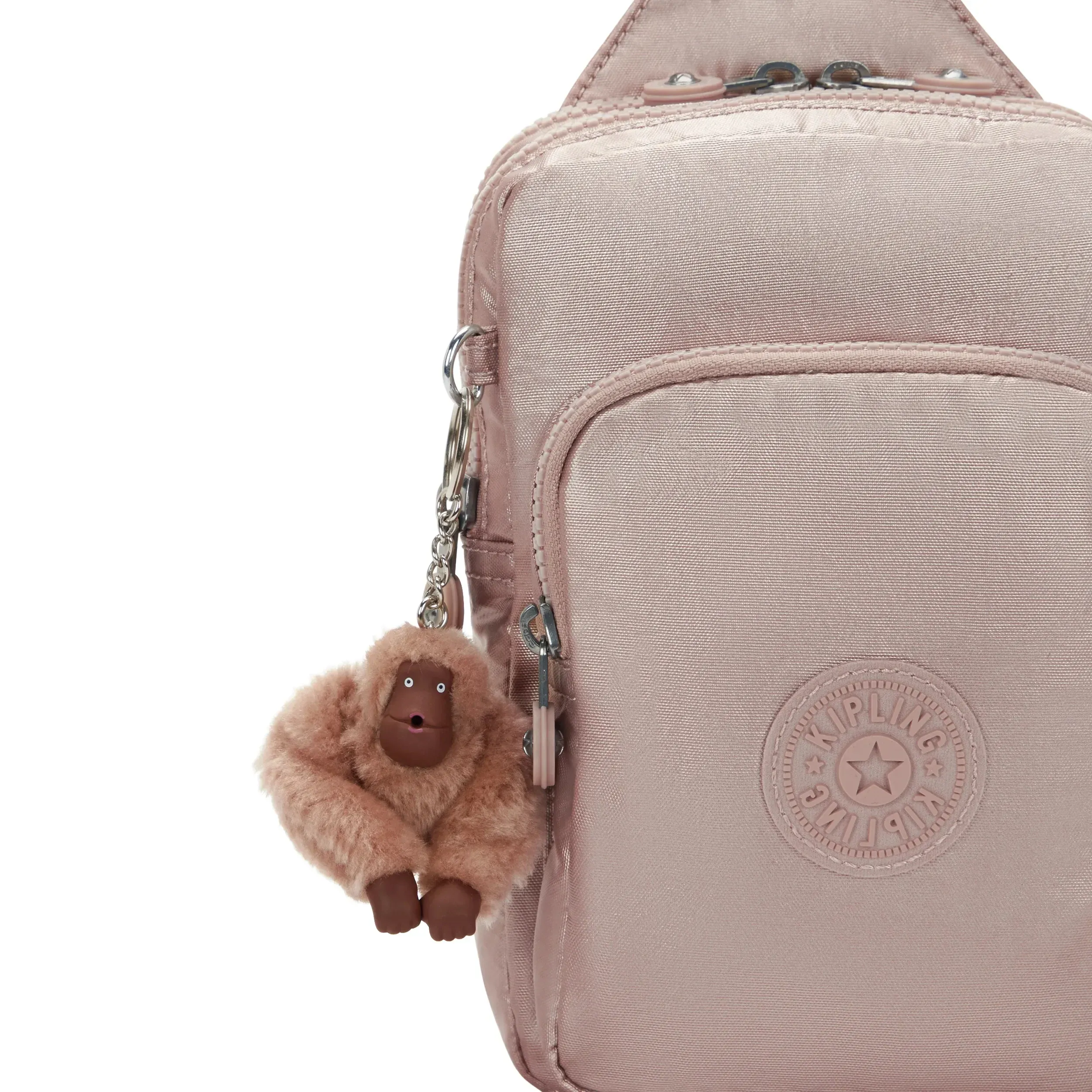 Andres Metallic Sling Backpack