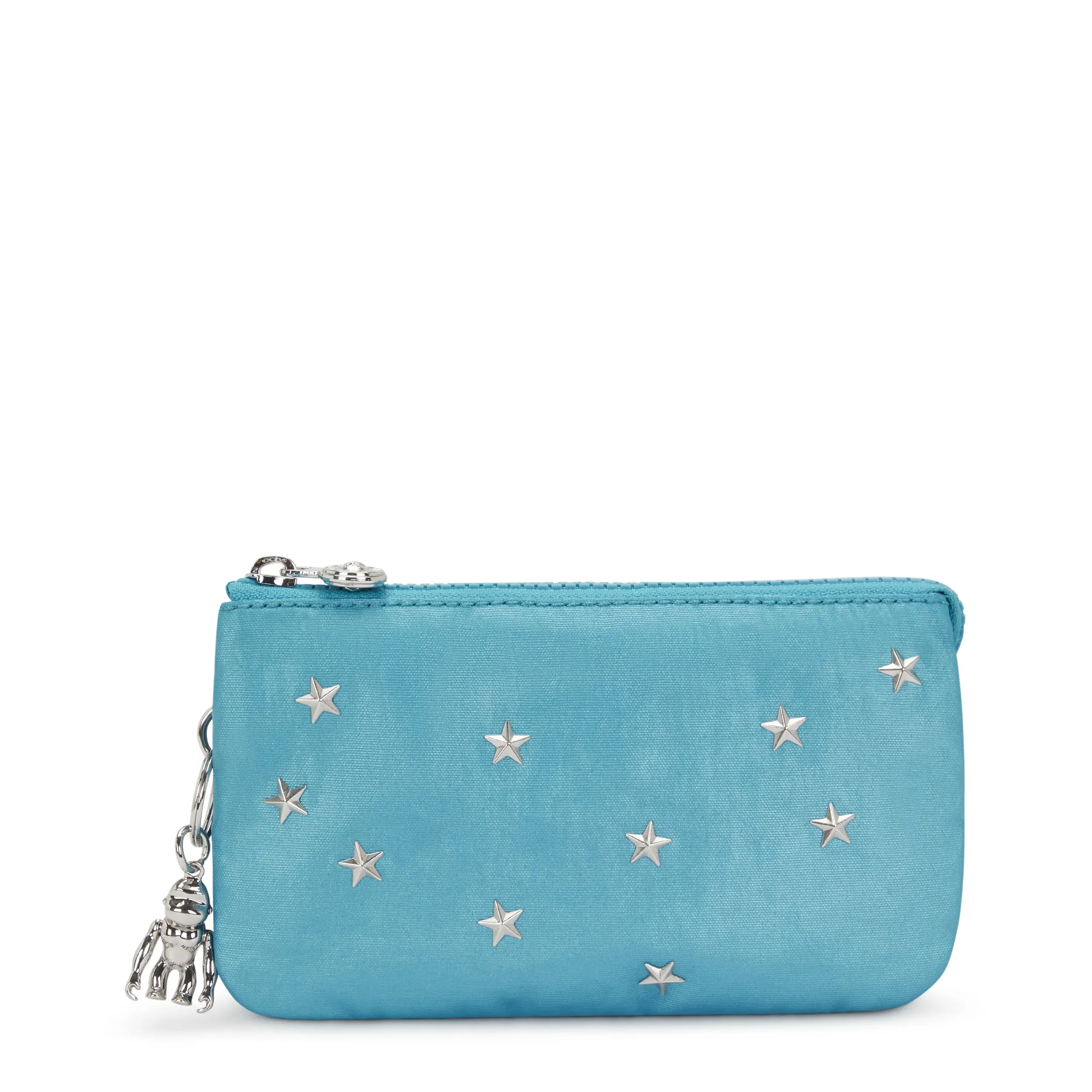 Creativity Large Studded Metallic Pouch