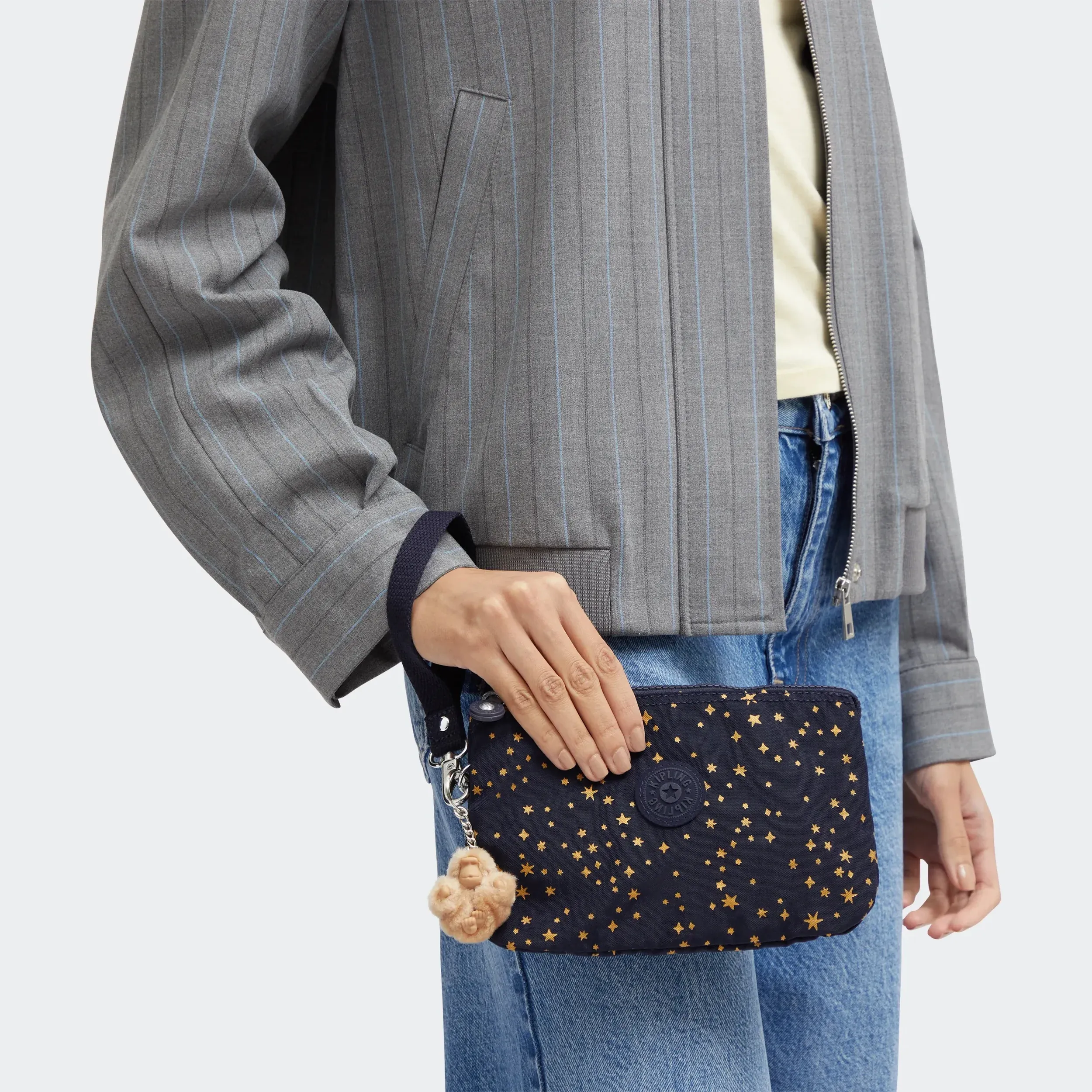 Creativity Extra Large Printed Wristlet